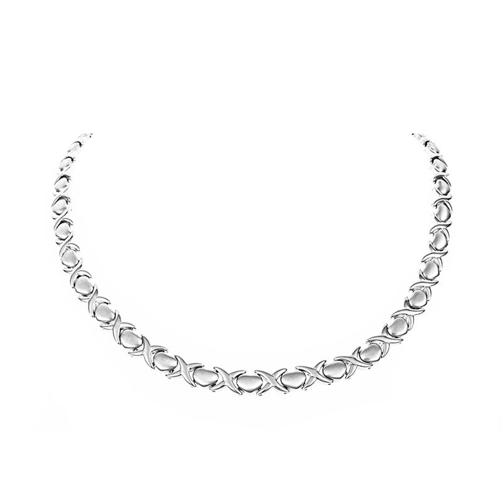 Magnethalskæde (stål) Den hjertelige