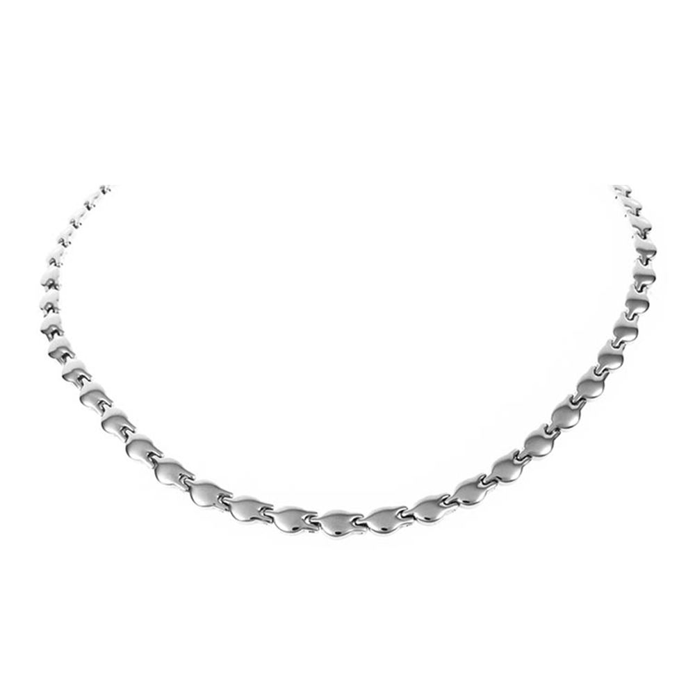 Magnethalskæde (stål) Lille Lotus