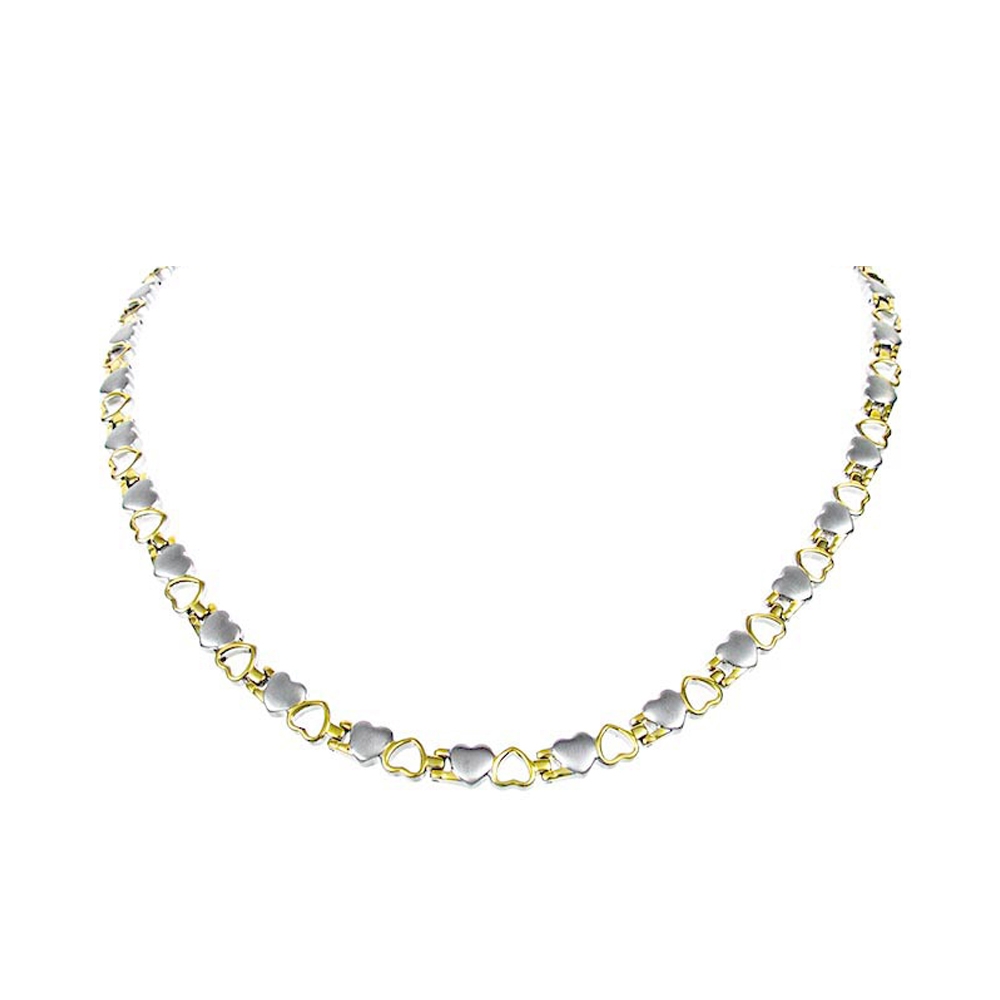 Magnethalskæde (titanium) Den store Kærlighed