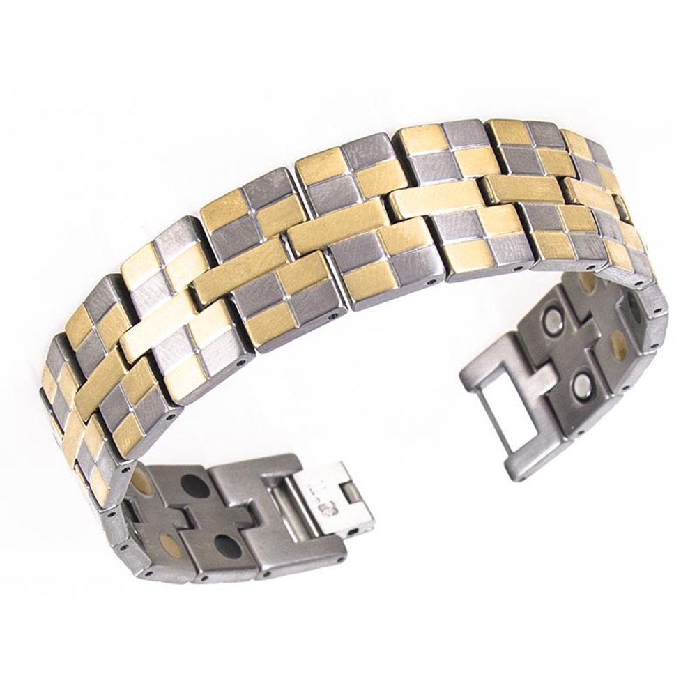 Magnetarmbånd (titanium) Kong Drosselskæg