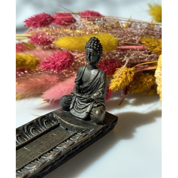 Røgelsesholder Buddha mediterende - Røgelses holder - GodKarmaShop